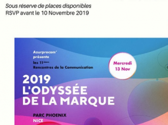 Les Rencontres de la Com' 2019 : l'Odyssée de la Marque, inscriptions ouvertes !