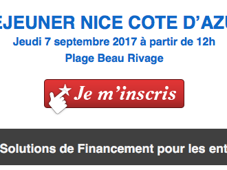 Déjeuner de rentrée Club Business 06 : les Solutions de Financement pour les entreprises en question