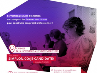 Simplon.co à Cannes lance le 4 novembre prochain une formation unique en son genre dans les Alpes-Maritimes !