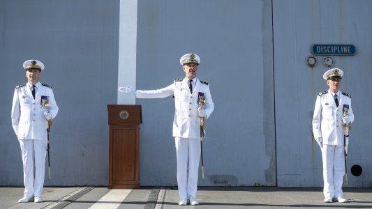 Loïc Boyer, commandant de la frégate (FREMM) 