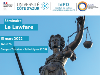 Séminaire LADIE : "Le lawfare" 