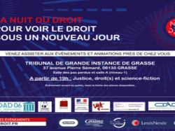 Nuit du Droit à Grasse : des rencontres avec le public pour esquisser la justice du futur