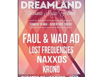 DREAMLAND ELECTRONIC MUSIC FESTIVAL le samedi 16 Mai 2015 à 19h30 au Théâtre de verdure - Nice