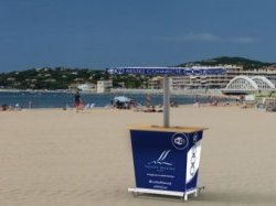 La Métropole Nice Côte d'Azur, en partenariat avec Advansolar, installe un SunPod® Nomad sur la Promenade du Paillon