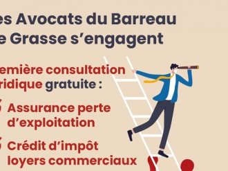 Le Barreau de Grasse lance une "Opération solidarité avec les commerçants"