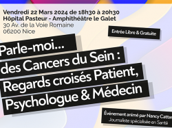 Événement Grand Public : « Parle-moi… des Cancers du Sein » le 22 mars à Nice