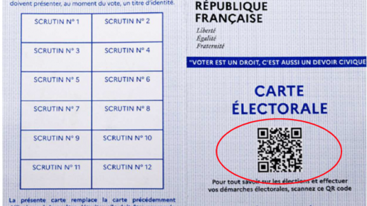 Carte électorale : du nouveau avec un QR code pour accéder à vos démarches !