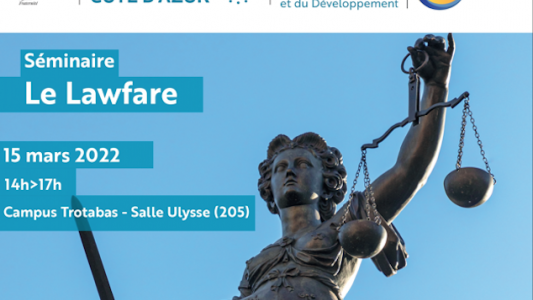 Séminaire LADIE : "Le lawfare" 