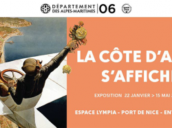 « La Côte d'Azur s'affiche » à l'espace culturel départemental Lympia