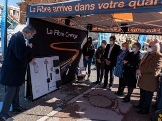 Lancement de la fibre Orange à Péone-Valberg !