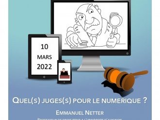 Conférence CERDP : "Quel(s) juge(s) pour le numérique ?"