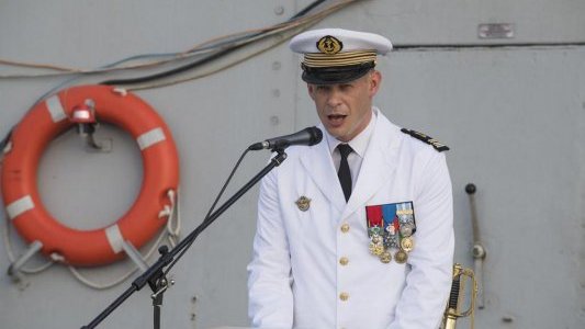 Jérôme Dubois, commandant de la frégate Surcouf