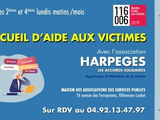 Un accueil d'aide aux victimes à Villeneuve-Loubet