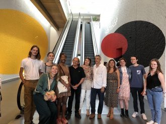 Une anamorphose sous la direction de Georges Rousse à l'IAE Nice