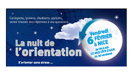 Rendez vous le 6 février à la CCI Nice pour la Nuit de l'Orientation