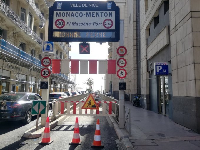 Rue du Congrès à Nice, le