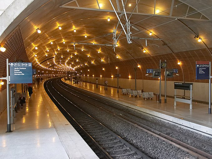 Monaco : la gare SNCF