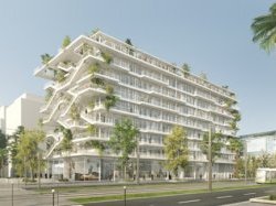 Programme mixte bureaux-commerces de Nice Méridia : signature de la promesse de vente des terrains par l'EPA Éco-Vallée plaine du Var et Pitch Promotion. 