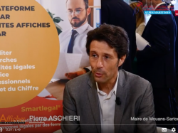 Salon des maires des A-M : Interview de Pierre ASCHIERI maire de Mouans-Sartoux