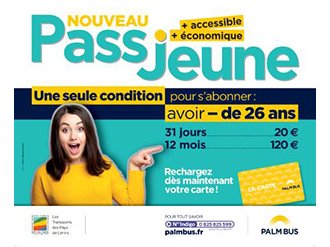 PALM BUS : toujours plus simple de se déplacer pour les jeunes dans l'agglomération Cannes Pays de Lérins !