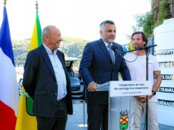 Un dispositif de dessalement d'eau de mer inauguré au Port de la Rague à Mandelieu