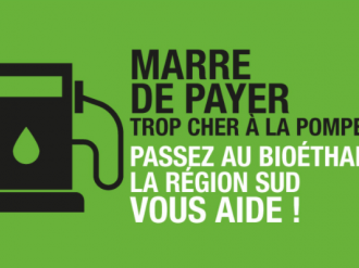 La Région Sud augmente son Chèque Transition Bioéthanol à 500 €