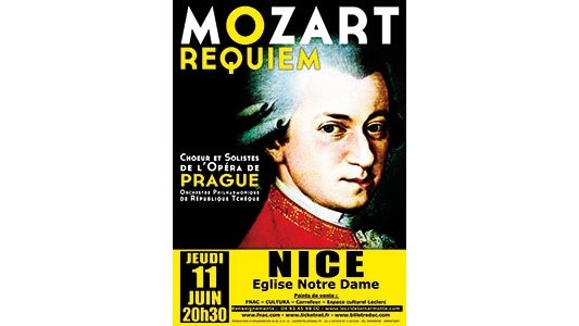 Mozart Requiem : Chœur et Solistes de l'Opéra de Prague à Nice