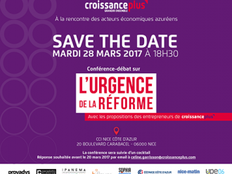 Conférence débat : "l'Urgence de la réforme" avec les entrepreneurs de CroissancePlus