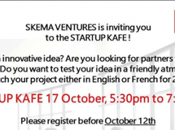 Lancement du 1er SKEMA Startup Kafé à Sophia Antipolis le 17 octobre !