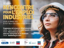 La 13ème édition Rencontre pour l'Emploi Industriel à Nice aura lieu le 25 mars 