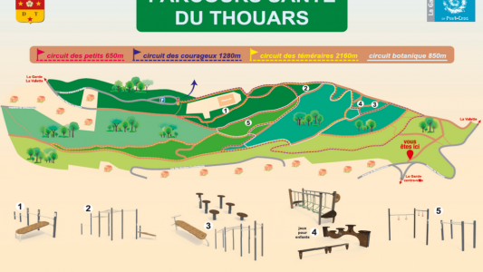  A La Garde, la forêt du Thouars, un lieu idéal pour faire du sport 