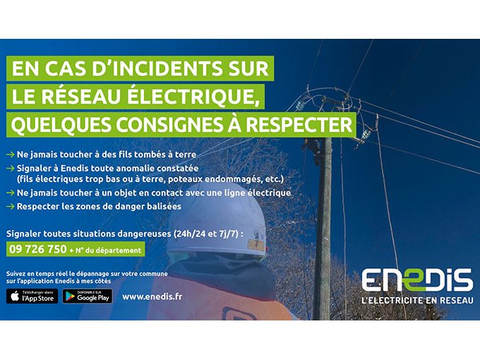 Tempête Alex : Enedis,