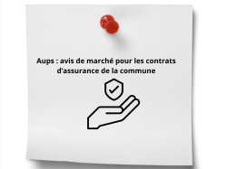 Aups : avis de marché pour les contrats d'assurance de la commune