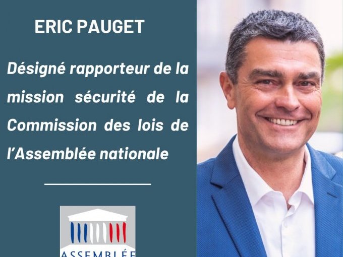 Éric PAUGET nommé rapporte