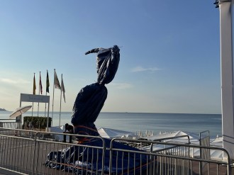 14 juillet 2022 à Nice : « L'Ange de la Baie » installé et un concert de l'Orchestre philharmonique 