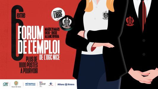 6ème édition du Forum de l'Emploi de l'OGC Nice mardi 28 mars