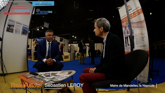 Salon des maires A-M 2022 - Interview de Sébastien Leroy
