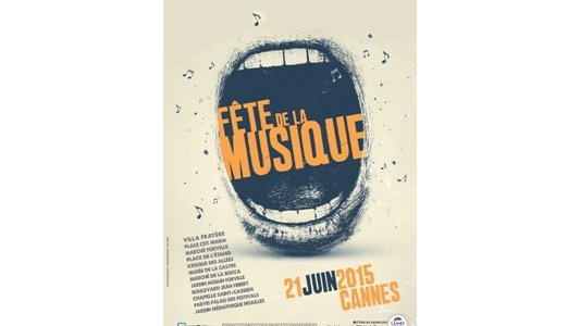 Fête de la musique à Cannes : Dimanche 21 juin 2015 à partir de 11h