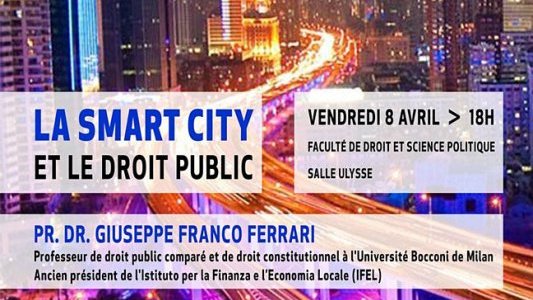 Conférence CERDACFF : "La smart city et le droit public"