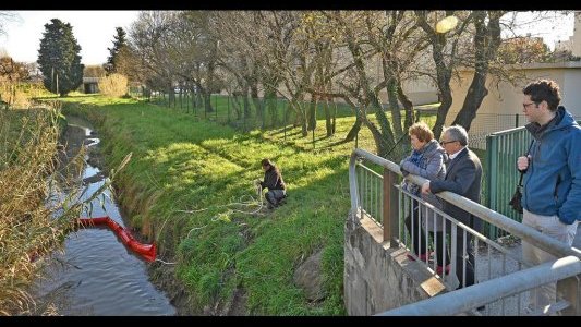 Des barrages anti-pollution pour la rivière des Amoureux