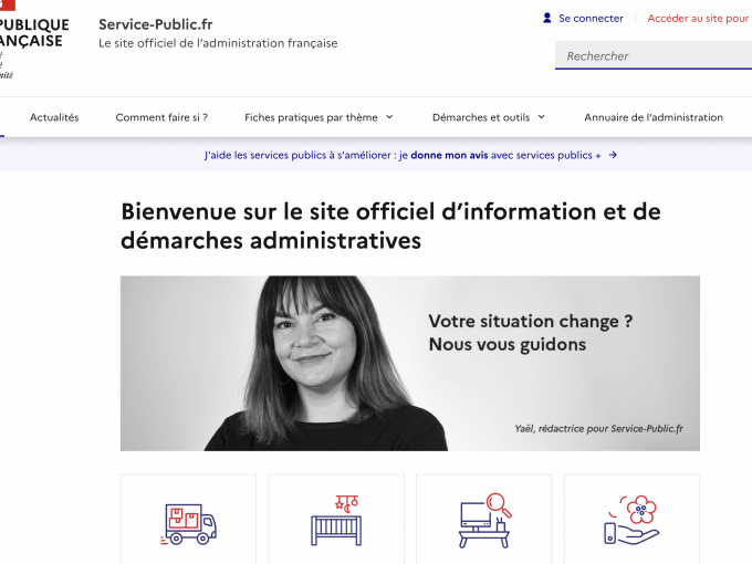 Le site Service-public.fr