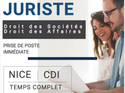 EMPLOI - Offre : Cabinet d'Avocats Nice recherche Juriste Droit des affaires / Droit des sociétés