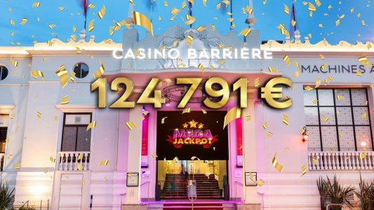 Jackpot de 124 791€ hier au Casino Barrière Menton