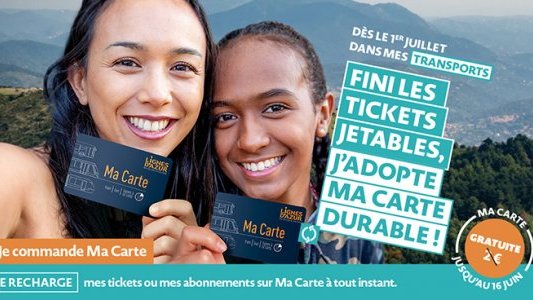 Mobilité à La Carte sur le réseau Lignes d'Azur à compter du 1er juillet !