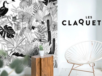 Les Claquettes : le papier peint nouvelle génération made in Côte d'Azur !