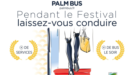 PALM BUS adapte son offre pour le 68ème Festival de Cannes