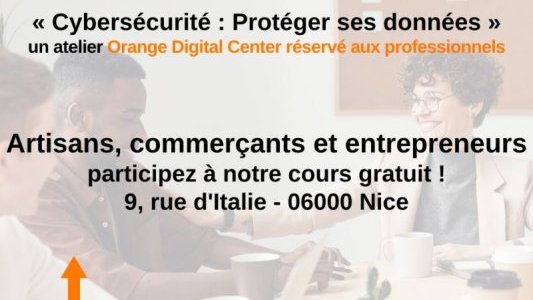 Atelier FTCA/Orange : “Cybersécurité : Protéger ses données" 