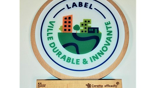 L'Agglomération Cannes Lérins reçoit le label « Ville Durable et Innovante »