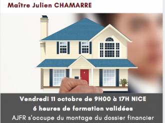 Formation Avocats à Nice - "La pratique de la saisie immobilière" par Me Julien Chamarre