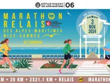  16e Marathon Nice-Cannes 3 NOVEMBRE 2024 : Il est temps d'essayer le RELAIS en équipe !